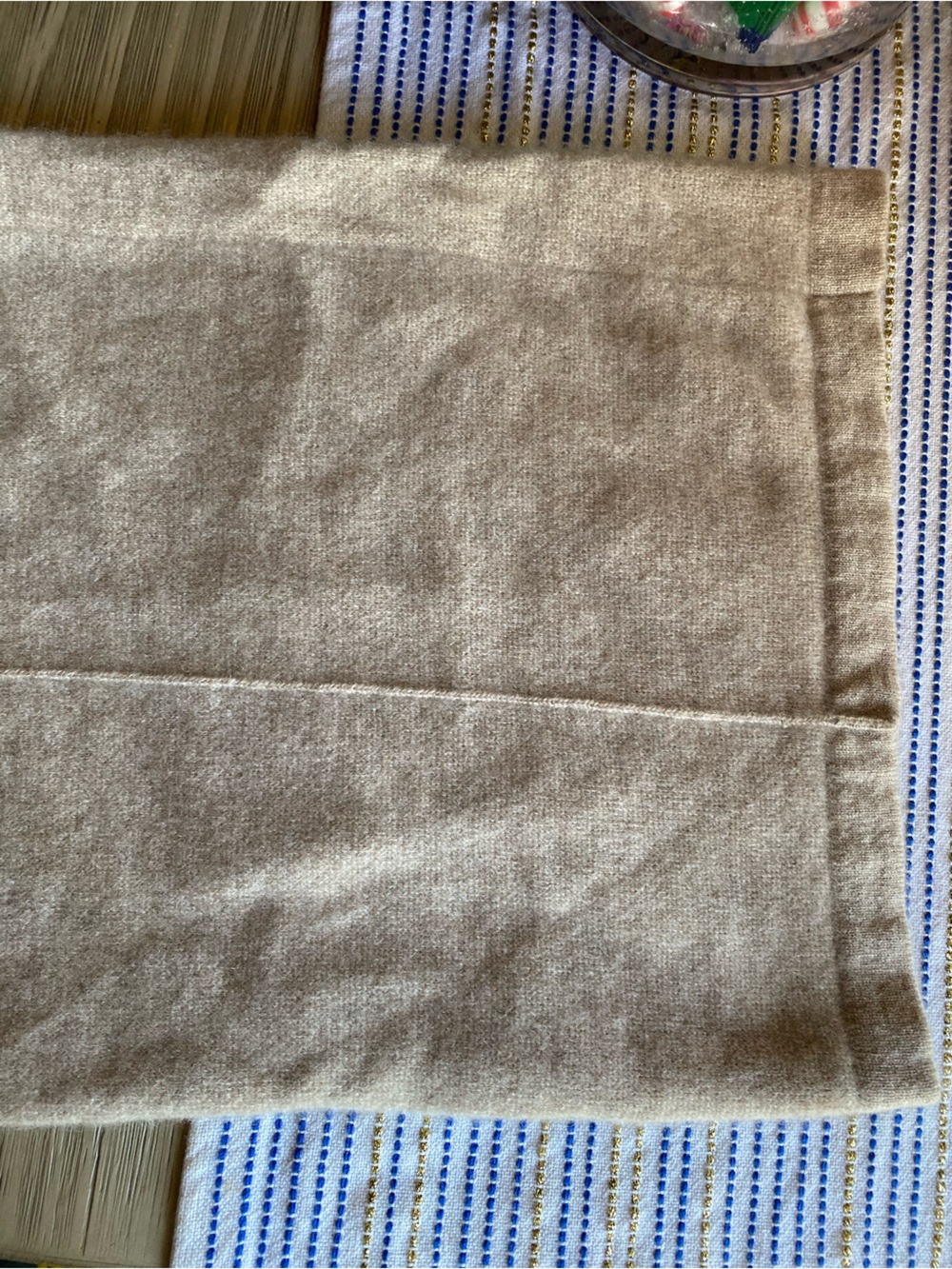 Lilysilk Fluid 100% Cashmere Sweatpants Light Brown Drawstring Sz Small - Picture 11 of 16